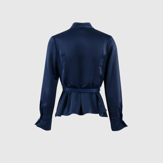 领边夹珠链名媛上衣（附腰带） 商品图3