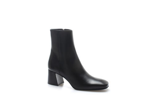 豪麟名鞋奥莱进口迪嘉女鞋短靴牛皮革V001N黑色  原价3660元 商品图0