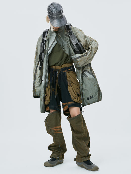 HAMCUS /LPU / Geo-Panel overcoat/TS 商品图4