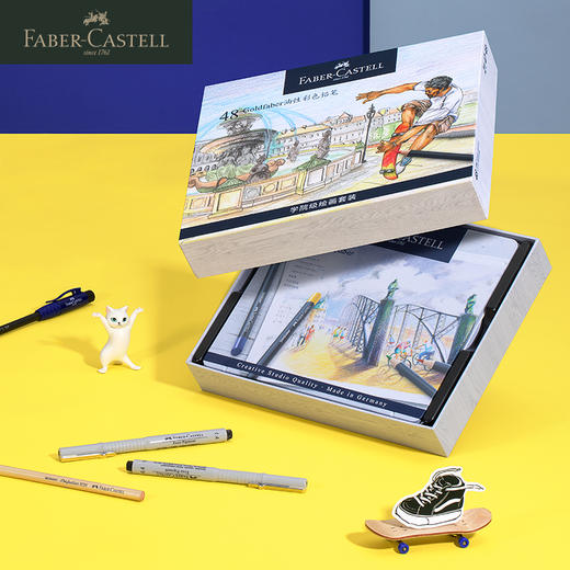 德国辉柏嘉 蓝系列  专业彩色铅笔礼盒 商品图1