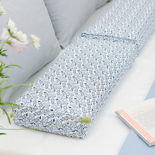 夏日清新系列长方枕荞麦枕头中式长方形护颈枕 商品图1