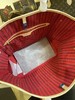 LV 经典购物袋never full-老花红色内里，原单，对花对版，轻松乱真无压力 商品缩略图7