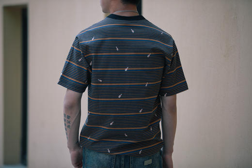 B129312461保龄球条纹短袖T恤 商品图2