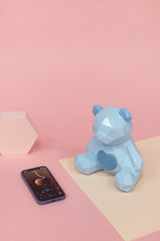 摩登马戏团-宝贝熊蓝牙音响-蓝冰款 商品图0
