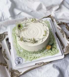 #春天在哪里呀# ins风极简奶油蛋糕