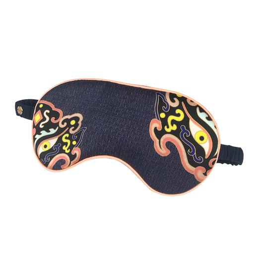 【采购专享】宫里的世界&上海故事 兽面纹 真丝眼罩 商品图1