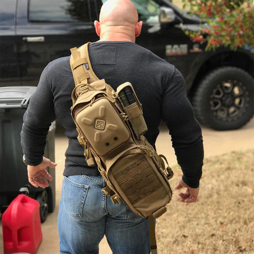 【自定义分隔 多模组挂载 3D减压 防泼】Hazard4美国危机4多功能战术单肩背包 徒步登山空降包骑行摄影 商品图0