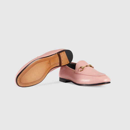 GUCCI 女士皮革马衔扣乐福鞋 粉色 414998 DLC00 5909 商品图3