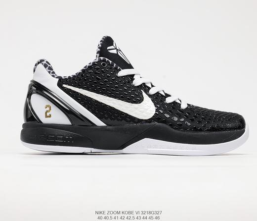 耐克Nike Kobe 6 Mamba Forever经典黑白Gigi实战篮球运动鞋CW2190-002 商品图0