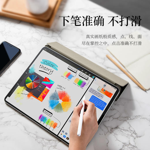 倍思 0.15mm全覆盖类纸膜 For Pad Pro 12.9寸（2018/2020/2021）透明 商品图2