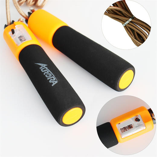 世纪曙光计数跳绳，可调节，男女通用握紧摇动，转动灵活自如。 商品图3