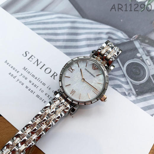 原单阿玛尼ARMANI女表AR11290
机芯：石英机芯 商品图1