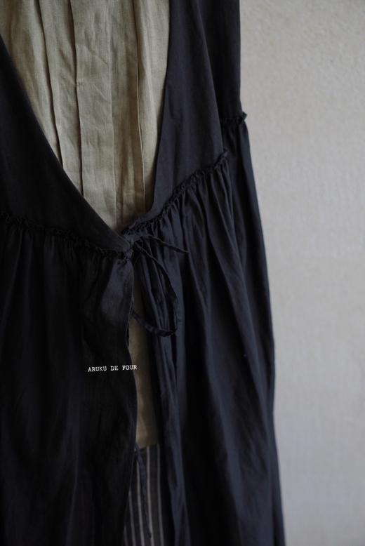 FRANCESCA浅灰/白/黑背心绑带裙 商品图14