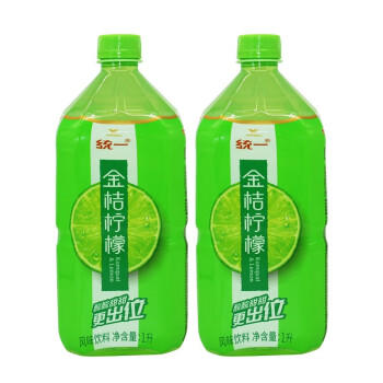 统一金桔柠檬1L*8瓶/箱 商品图1