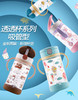 日本利其尔Richell卡通透透杯吸管杯（杯垫款）320ml 商品缩略图0