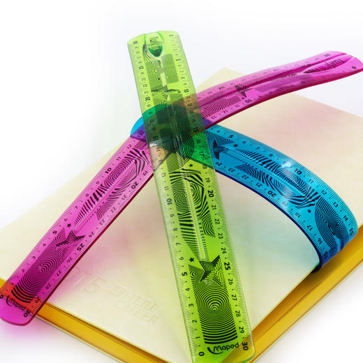 马培德 15cm可弯曲直尺3把装 商品图3