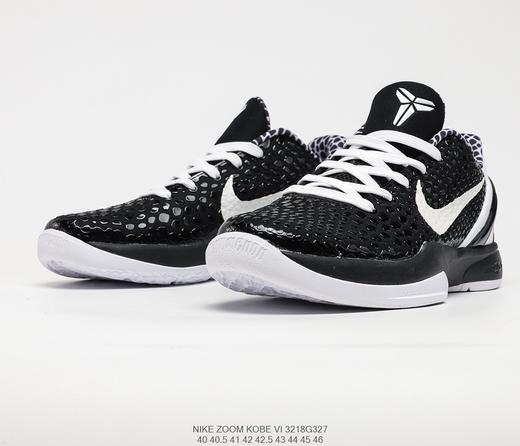 耐克Nike Kobe 6 Mamba Forever经典黑白Gigi实战篮球运动鞋CW2190-002 商品图1