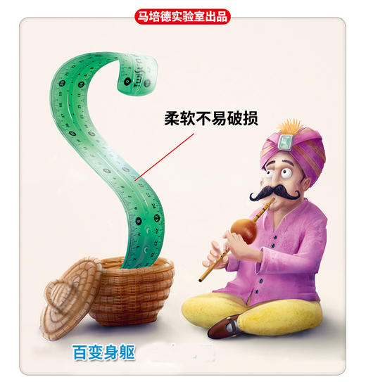 马培德 15cm可弯曲直尺3把装 商品图1