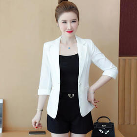 TZW-白色西装外套女薄款