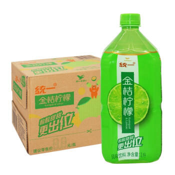 统一金桔柠檬1L*8瓶/箱 商品图0