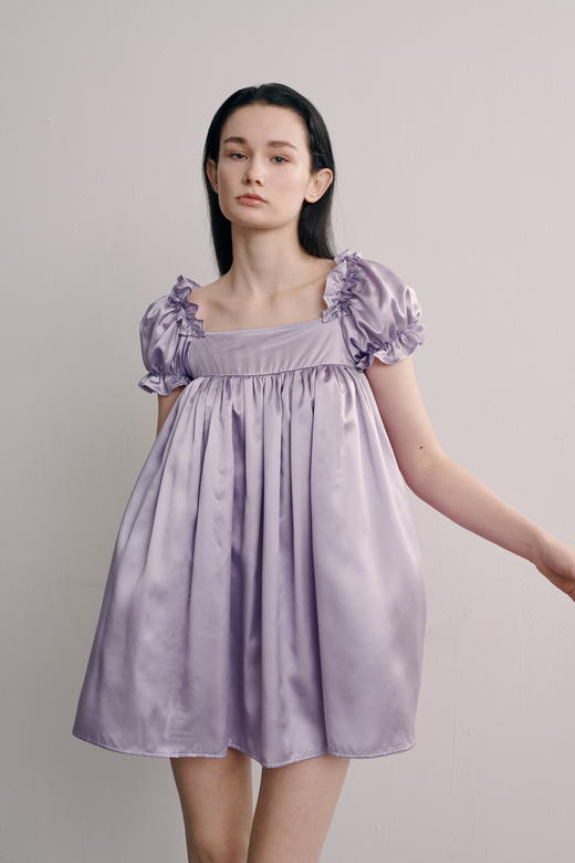 Silky baby-doll dress 商品图2