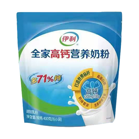 伊利全家高钙营养奶粉400g（赠品）