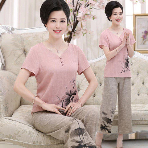 红欣婷2109棉麻衫 商品图0