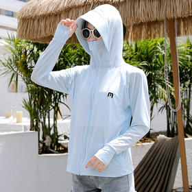 【冰丝带帽防晒衣】新款透气薄防嗮服 二代冰丝防晒外套连帽