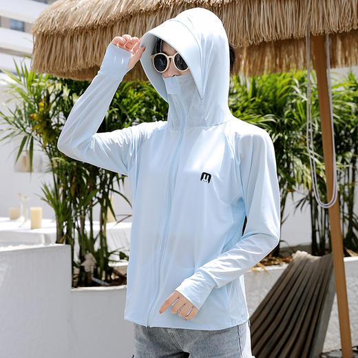 【冰丝带帽防晒衣】新款透气薄防嗮服 二代冰丝防晒外套连帽 商品图0