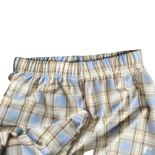 【舒爽透气格子裤】春夏高腰宽松垂感直筒显瘦女装休闲阔腿裤子 商品图4