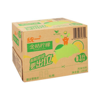 统一金桔柠檬1L*8瓶/箱 商品图2