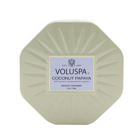 VOLUSPA - 三烛芯八边形装饰罐香薰蜡烛 - 椰子木瓜