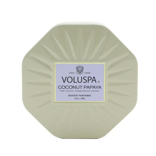 VOLUSPA - 三烛芯八边形装饰罐香薰蜡烛 - 椰子木瓜 商品图0