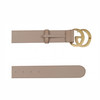 GUCCI 古驰 女士双 G 搭扣皮革腰带 杏色 400593 AP00T 5729 商品缩略图3
