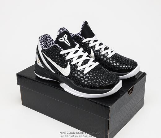 耐克Nike Kobe 6 Mamba Forever经典黑白Gigi实战篮球运动鞋CW2190-002 商品图8