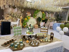 动物森林系甜品台