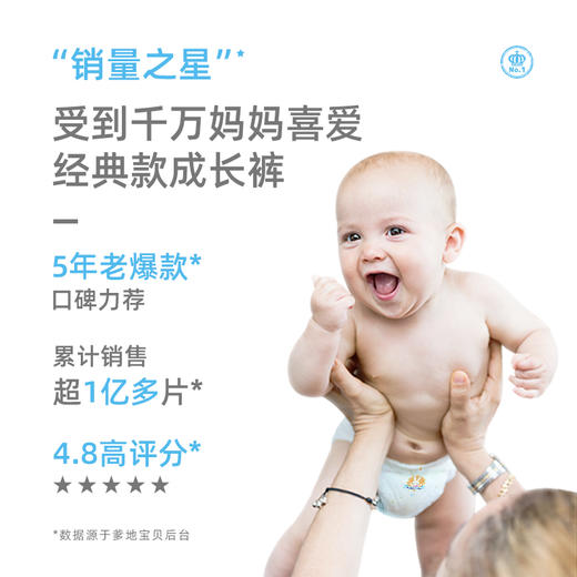 YG｜爹地宝贝拉拉裤酷动BB裤超薄透气婴儿尿不湿 商品图1