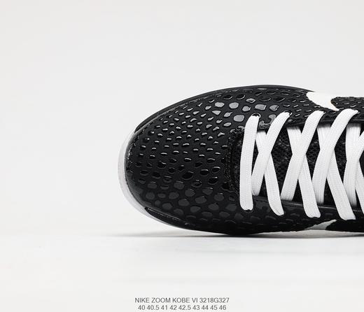 耐克Nike Kobe 6 Mamba Forever经典黑白Gigi实战篮球运动鞋CW2190-002 商品图4