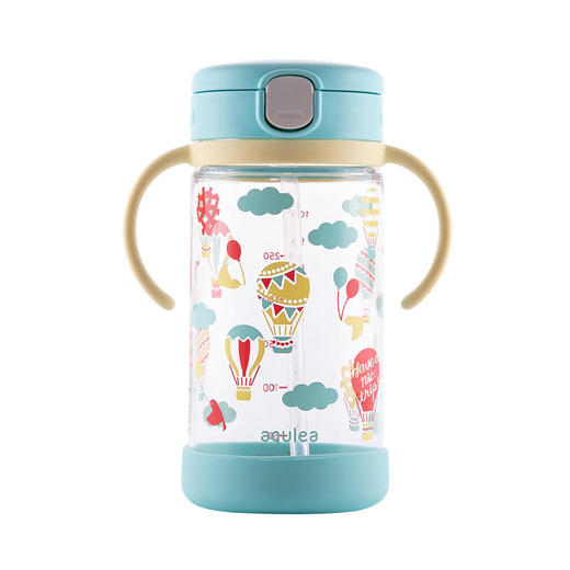 日本利其尔Richell卡通透透杯吸管杯（杯垫款）320ml 商品图2