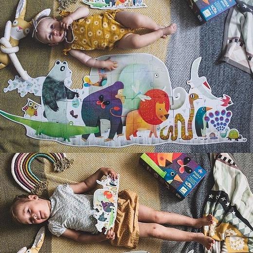 DJECO大块/地板拼图（36-58片）&艺术拼图集合（150-350片），儿童成人皆适宜(TG-YY) 商品图7