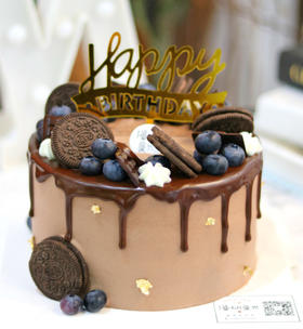 【生日蛋糕】巧克力蛋糕蓝莓奥利奥装饰款