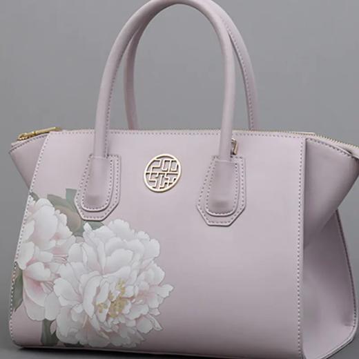 TX120050【白玉天香】高档印花牛皮手提包斜挎翅膀包 商品图2