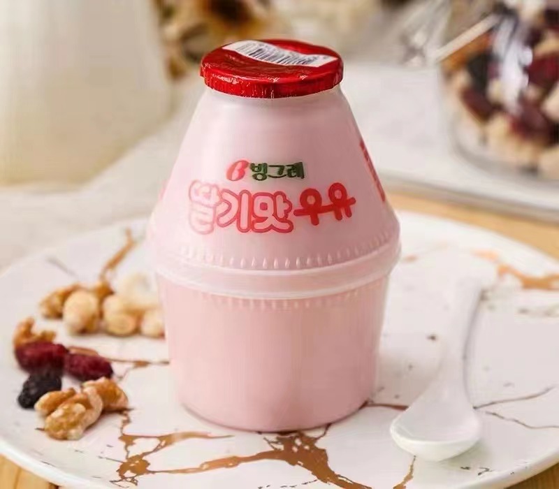 宾格瑞坛子草莓牛奶/香草冷鲜238ml
