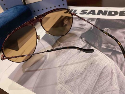 Gucci 飞行员太阳镜21年新款GG0908S霸气阳刚无敌帅 商品图8