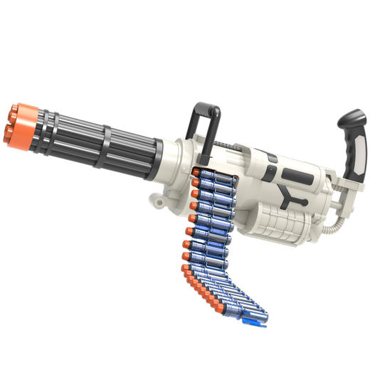 【泰真】小小部队加特林电动连发软弹枪玩具重机枪机关枪仿真男孩儿童热火 商品图1