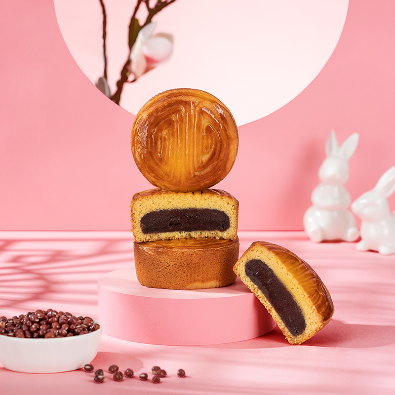 【5折抢】红豆心月烧