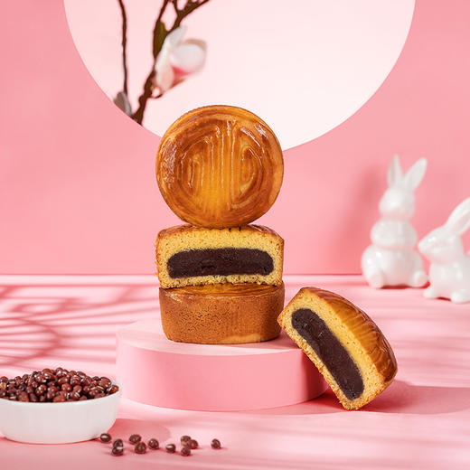 【5折抢】红豆心月烧 商品图0