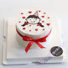 【生日蛋糕】手绘小女孩款 商品缩略图0