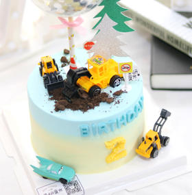 【生日蛋糕】工程车款