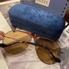 Gucci 飞行员太阳镜21年新款GG0908S霸气阳刚无敌帅 商品缩略图7